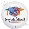 Μπαλόνι αποφοίτησης Congratulations γκλίτερ 45 εκ
