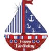 Μπαλόνι για γενέθλια καράβι Happy Birthday