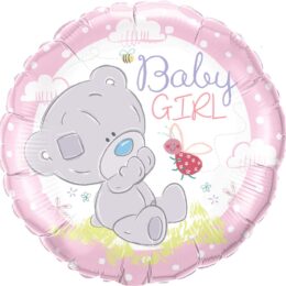 Μπαλόνι γέννησης Αρκουδάκι κορίτσι 45 εκ
