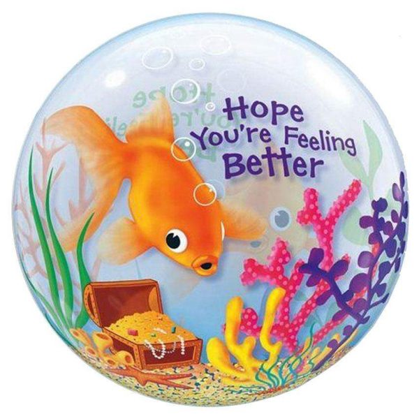 Μπαλόνι "Feeling Better" με ψαράκια bubble