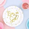Πιάτα για Baby Shower "Boy or Girl" (6 τεμ)