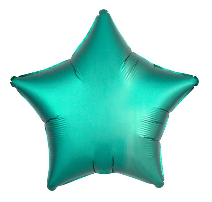 Μπαλόνι σατέν πράσινο αστέρι 18''