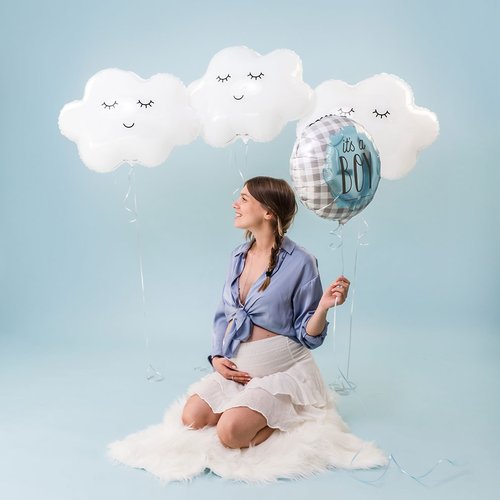 Διακόσμηση μπαλόνια συννεφάκια