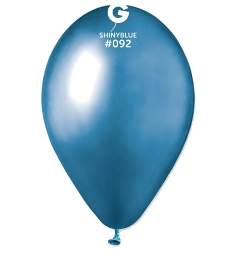 12" shiny μπλε latex μπαλόνι