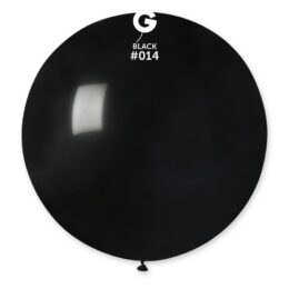 80cm - 31" Μαύρο μεγάλο μπαλόνι