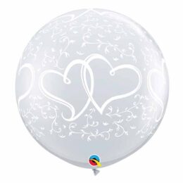 36" μπαλόνι τυπωμένο καρδιές που ενώνονται