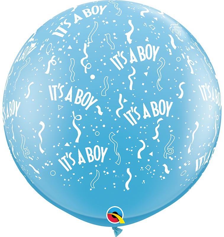 36" μπαλόνι τυπωμένο It's a Boy με κονφετί