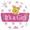 Μπαλόνι γέννησης Baby Girl αρκουδάκι 45 εκ