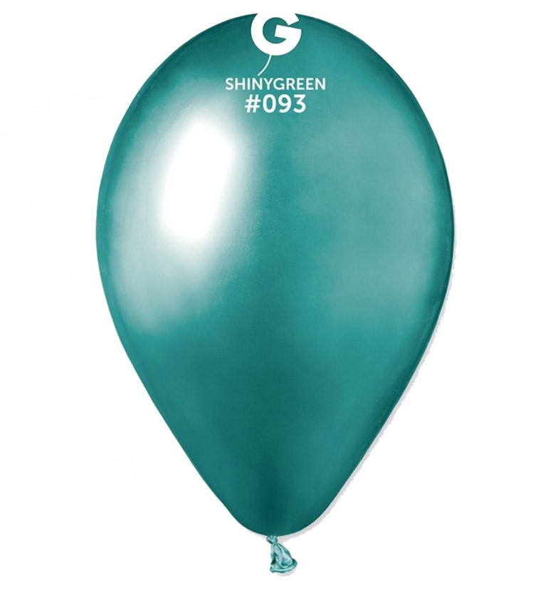 12" shiny πράσινο latex μπαλόνι