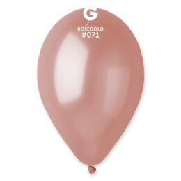 9" Ροζ Χρυσό λάτεξ μπαλόνι
