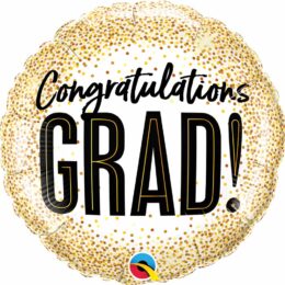 Μπαλόνι αποφοίτησης Congratulations Grad κομφετί 45 εκ