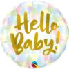 Μπαλόνι γέννησης Hello Baby παστέλ 46 εκ