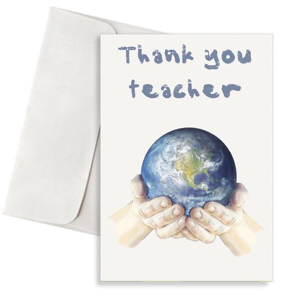 ευχετήρια κάρτα thank you teacher