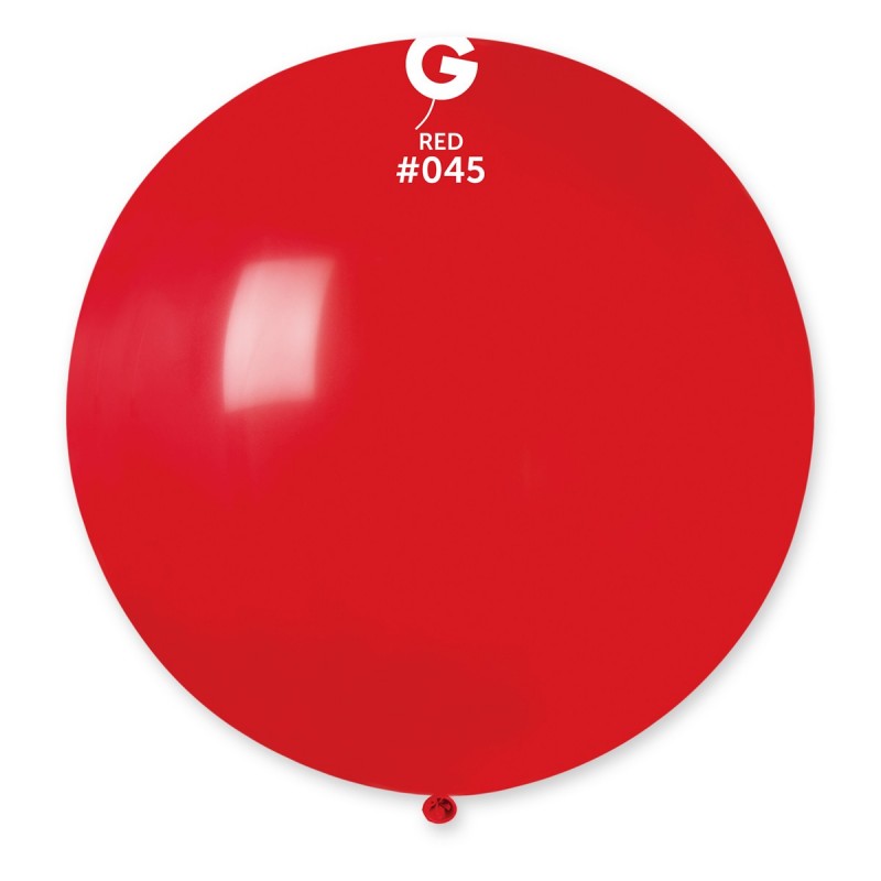 80cm - 31" Κόκκινο μεγάλο μπαλόνι