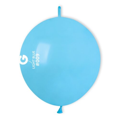 12″ Γαλάζιο μπαλόνι Link-O-Loons με ουρίτσα