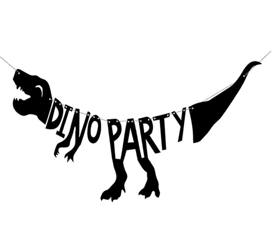Διακοσμητική γιρλάντα Dino Party με δεινόσαυρο