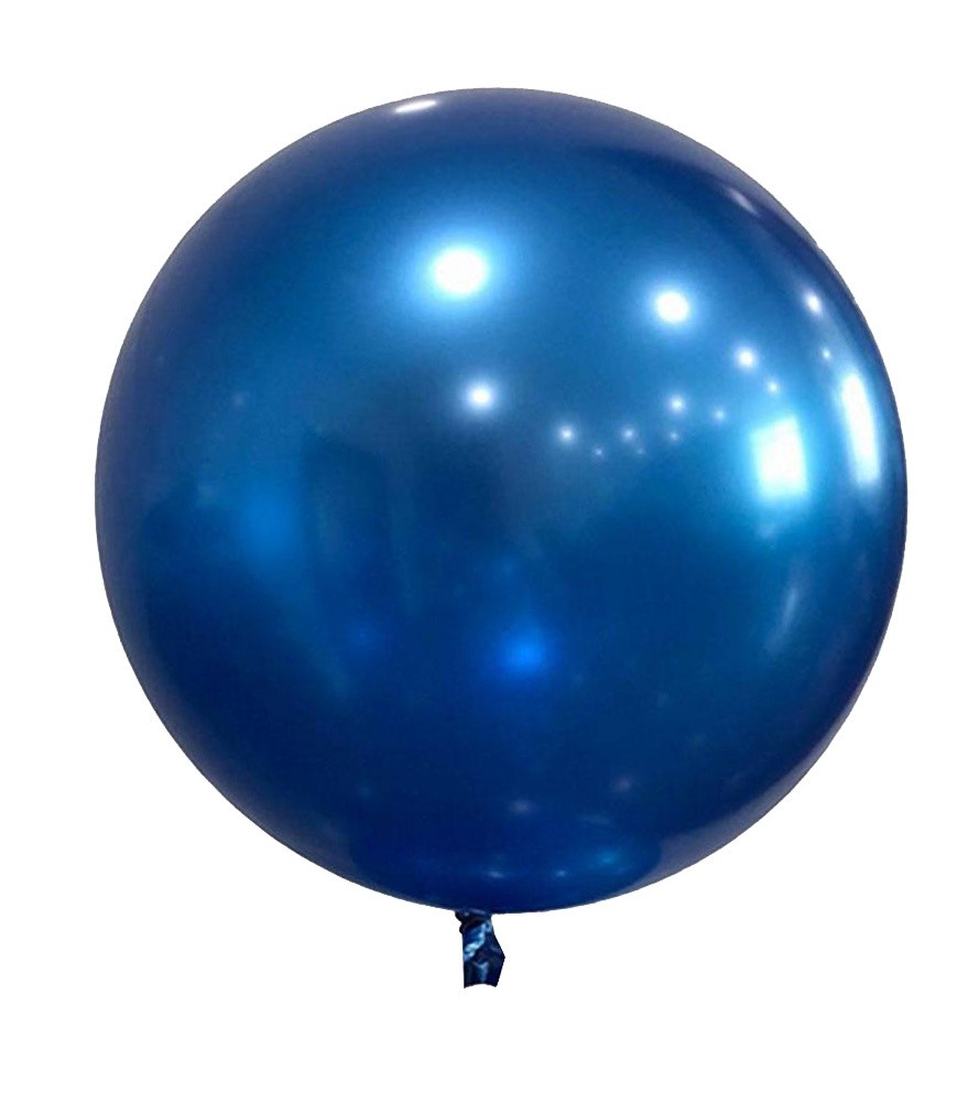 Μπαλόνι Chrome μπλε σφαίρα 32"