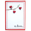 Κάρτα Αγάπης Δέντρο αγάπης με καρδιές