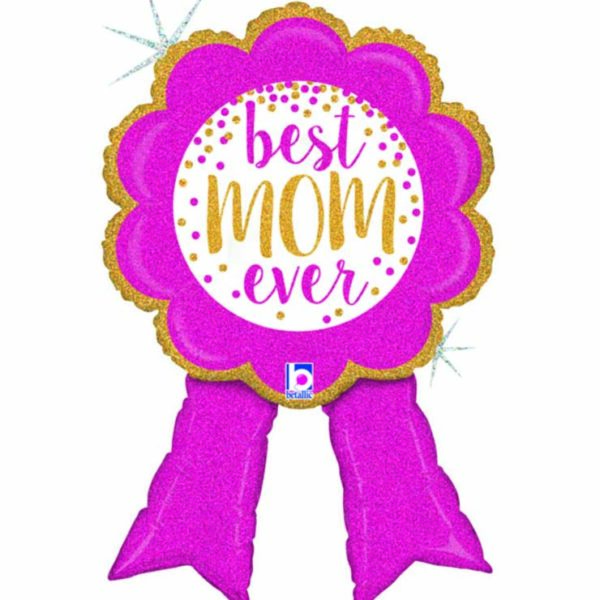 Μπαλόνι Best Mom Ever Κορδέλα 84 εκ