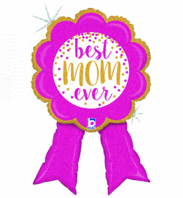 Μπαλόνι Best Mom Ever Κορδέλα 84 εκ