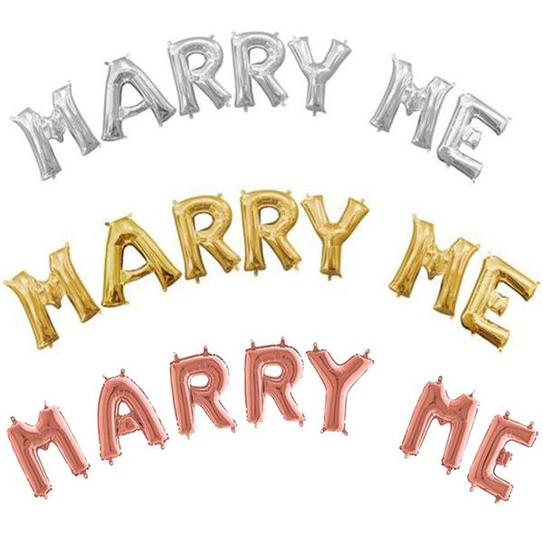 Σετ Μπαλόνια "Marry Me" (7 τεμ)