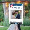 Κάδρο Photo Booth Γάμου instagram