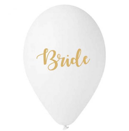 13" Μπαλόνι τυπωμένο λευκό Bride