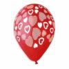 13" Μπαλόνι τυπωμένο Καρδιές παντού