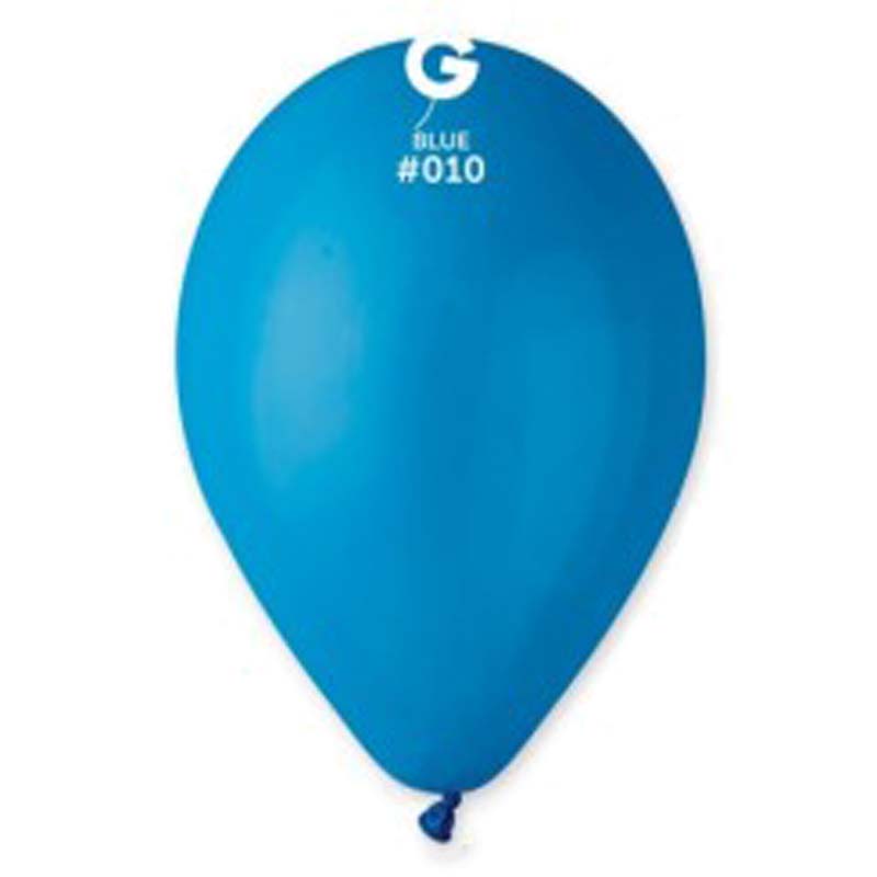 9" Μπλε λάτεξ μπαλόνι