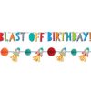 Διακοσμητικό Μπάνερ Διάστημα "Blast- off Birthday"