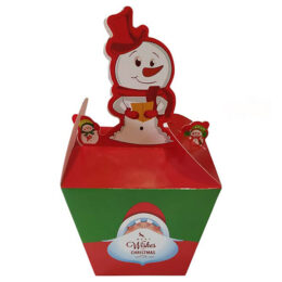 Χριστουγεννιάτικες σοκολάτες σε κουτί Χιονάνθρωπος