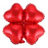 Μπαλόνι κόκκινη καρδιά 4πλο για γιρλάντα 40 εκ