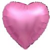 Μπαλόνι chrome ροζ Καρδιά 18"