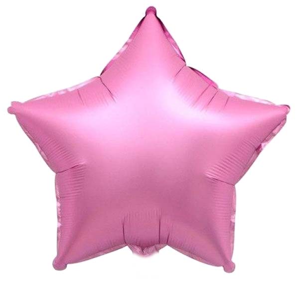 Μπαλόνι chrome ροζ αστέρι 18"