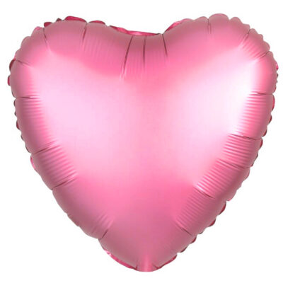 22" Μπαλόνι Ροζ σατέν Καρδιά