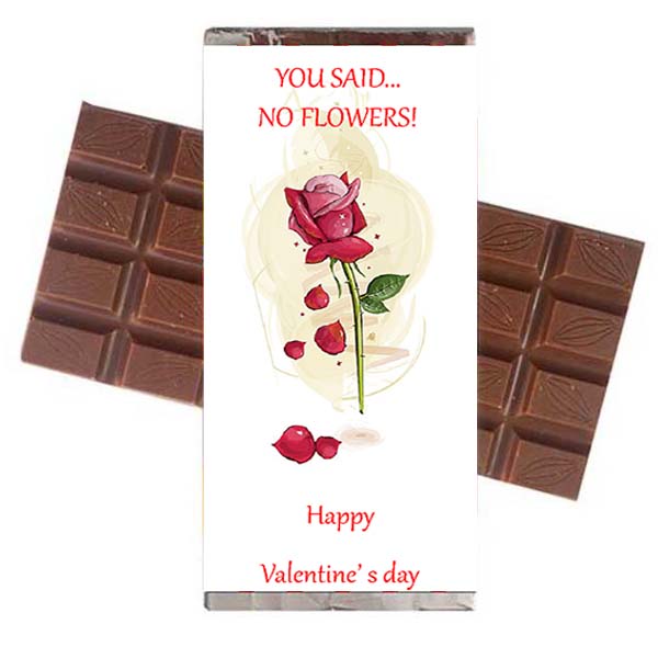 Σοκολάτα Αγάπης “You said no Flowers”