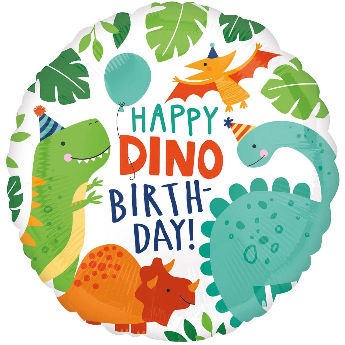 Μπαλόνι "Happy dino Birthday δεινόσαυρος" 46 εκ