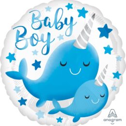 Μπαλόνι baby boy narwhall