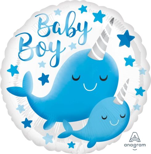 Μπαλόνι baby boy narwhall