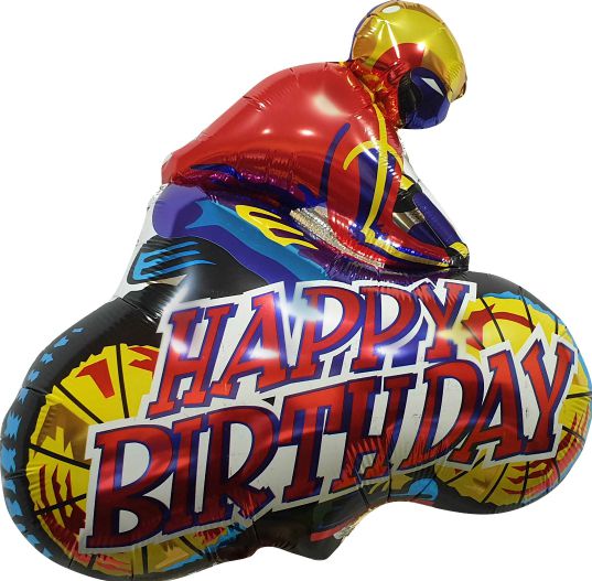 Μπαλόνι μηχανόβιος Happy Birthday