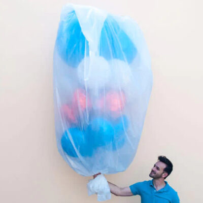Διάφανη σακούλα μεταφοράς μπαλονιών