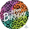Μπαλόνι Happy Birthday Animal Print