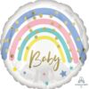 Μπαλόνι Rainbow Baby Παστέλ