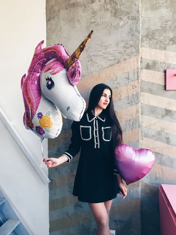 My love for unicorns - Μπαλόνια με θέμα τον μονόκερο