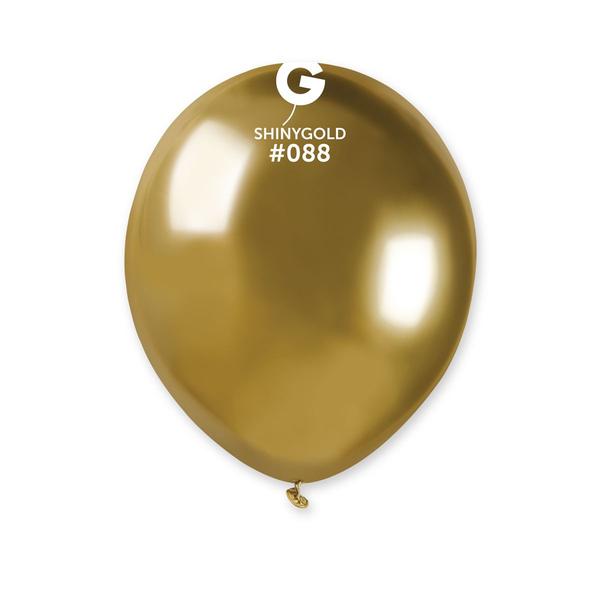 5" Χρυσό Shiny λάτεξ μπαλόνι
