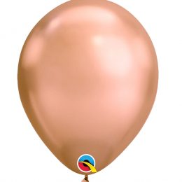 11" chrome rosegold λάτεξ μπαλόνι