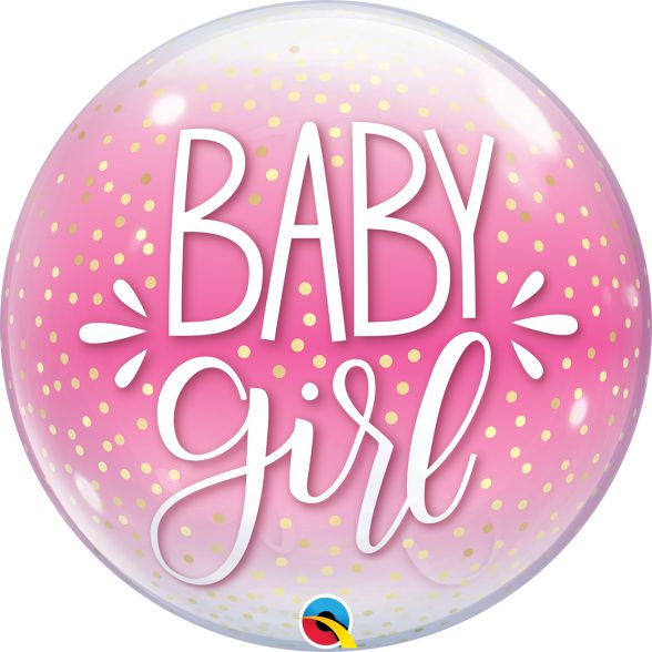 Μπαλόνι Bubble Baby Girl