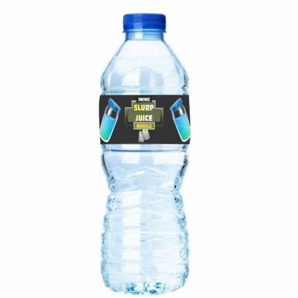 Ετικέτες για μπουκάλια νερού Fortnite