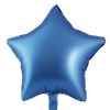 μπαλόνι chrome μπλε αστέρι 18"