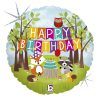 Μπαλόνι Happy Birthday Ζωάκια Δάσους